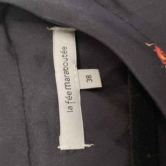 La Fee Maraboutee Bird print dress France ,Made in Italy Sz.EU 38/US 6 - Picture 5 of 11